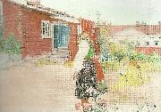 Carl Larsson falugarden-garden fran falun painting